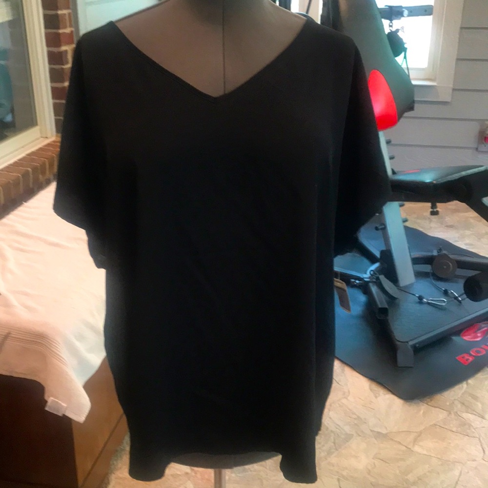 Top Black Summer Top Size 2X